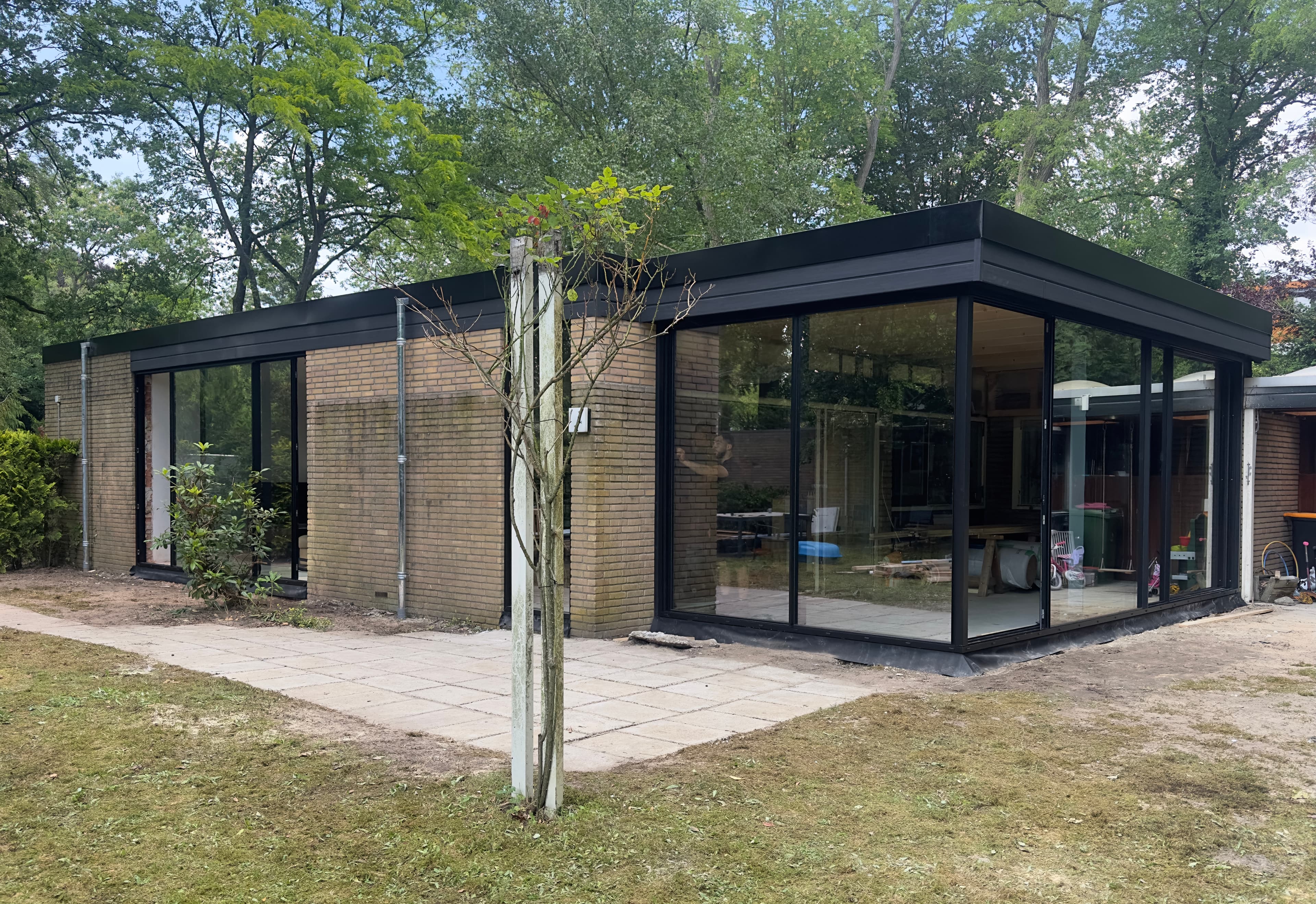 Aanbouw met schuifpui Eindhoven